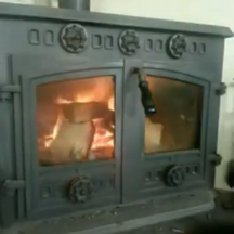 How to burn newspaper briquettes, made in our multimate briquette maker